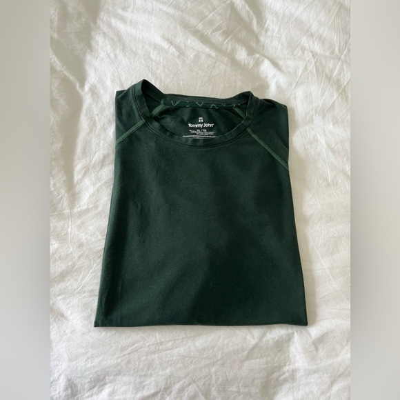 Tommy John | Men’s SZ XL | Green Pullover Short Sleeve Crew Neck Tee - Picture 7 of 7